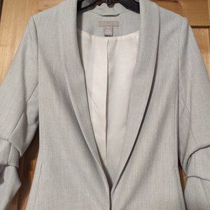 H&M Blazer, light grey woven
